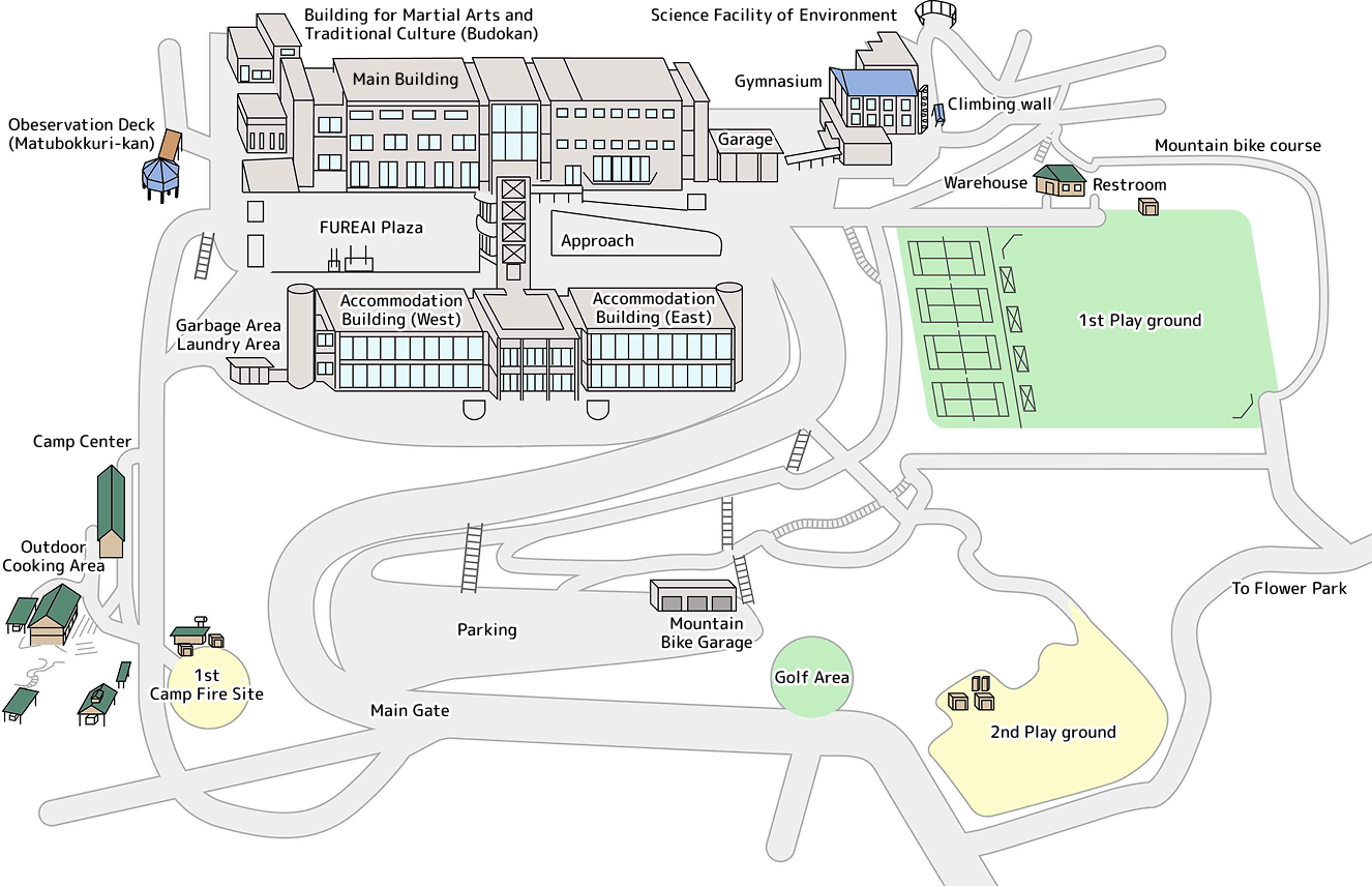 画像：施設内 見取り図