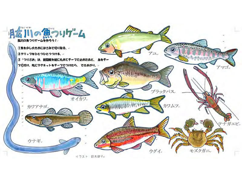 肱川の魚釣りゲーム ぬりえ その他の活動 活動プログラム 独立行政法人国立青少年教育振興機構 国立大洲青少年交流の家